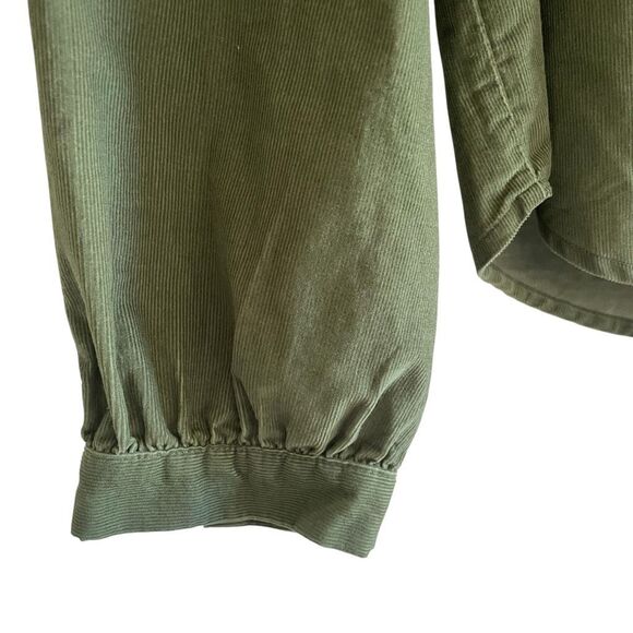 Universal Thread Green Corduroy Long Sleeve Pullover Top Women’s Size Medium - Picture 4 of 5